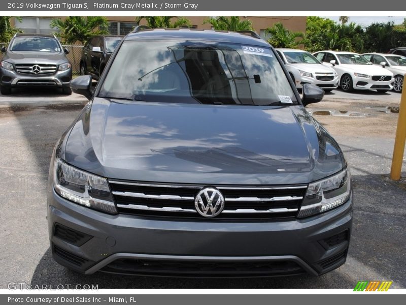 Platinum Gray Metallic / Storm Gray 2019 Volkswagen Tiguan S