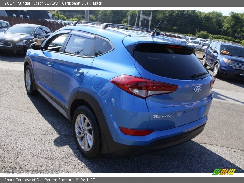 Caribbean Blue / Black 2017 Hyundai Tucson SE AWD