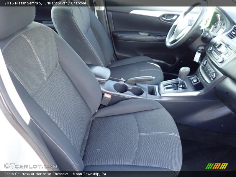 Brilliant Silver / Charcoal 2016 Nissan Sentra S