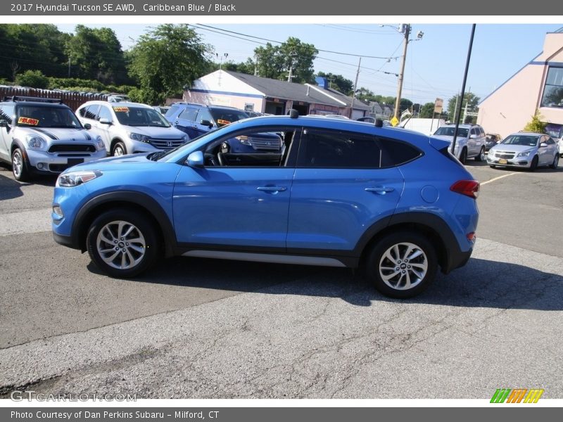 Caribbean Blue / Black 2017 Hyundai Tucson SE AWD