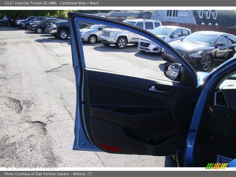 Caribbean Blue / Black 2017 Hyundai Tucson SE AWD