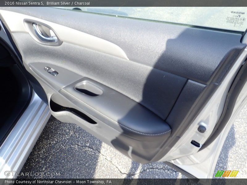 Brilliant Silver / Charcoal 2016 Nissan Sentra S