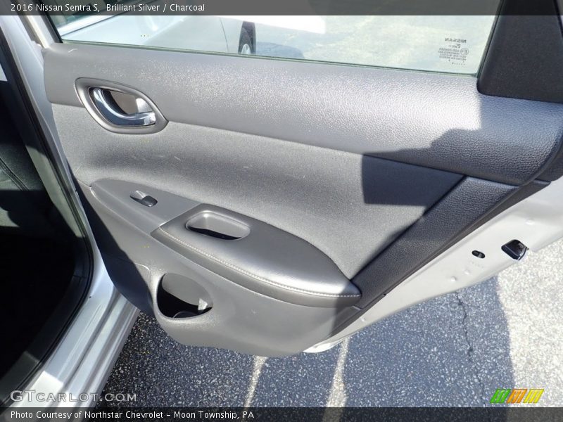 Brilliant Silver / Charcoal 2016 Nissan Sentra S