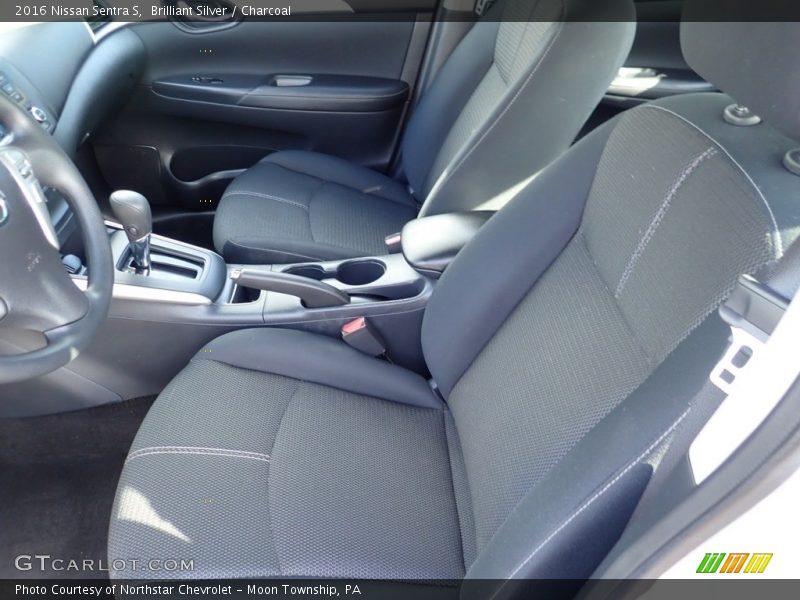 Brilliant Silver / Charcoal 2016 Nissan Sentra S