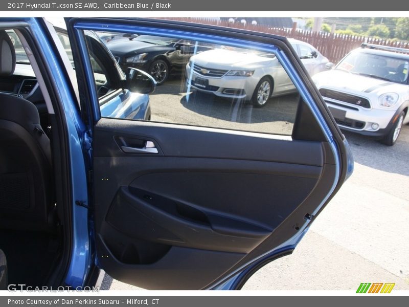 Caribbean Blue / Black 2017 Hyundai Tucson SE AWD