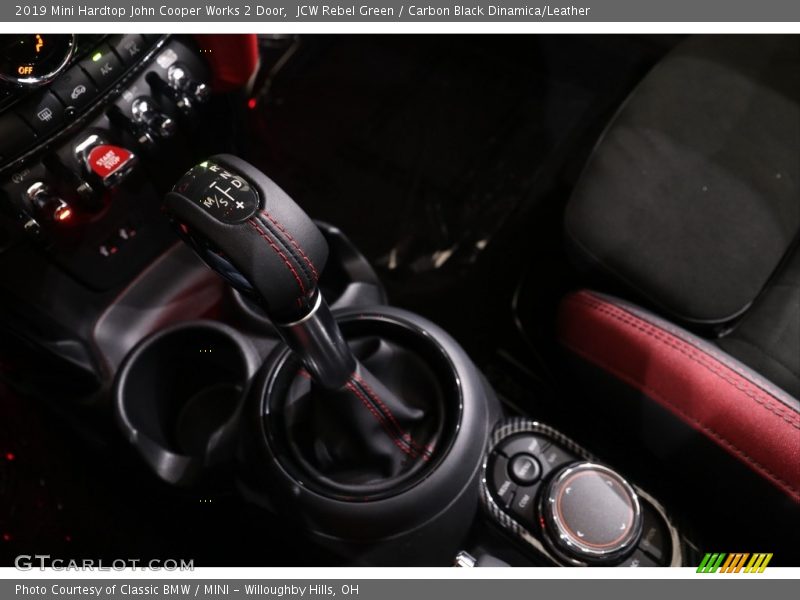 JCW Rebel Green / Carbon Black Dinamica/Leather 2019 Mini Hardtop John Cooper Works 2 Door