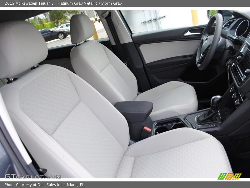 Front Seat of 2019 Tiguan S
