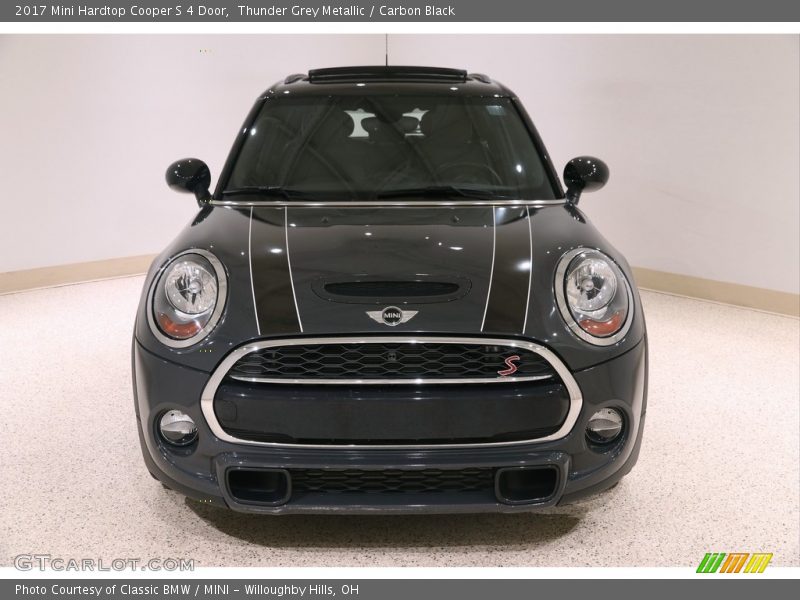 Thunder Grey Metallic / Carbon Black 2017 Mini Hardtop Cooper S 4 Door