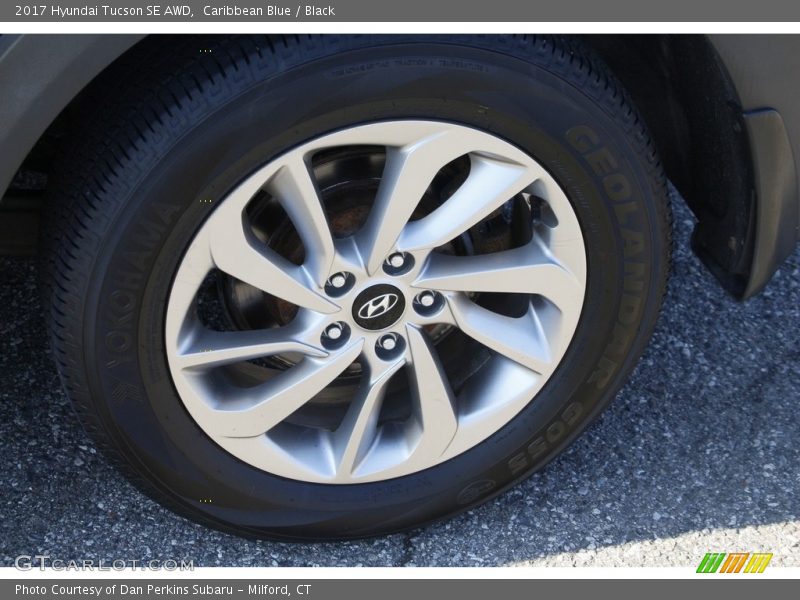 Caribbean Blue / Black 2017 Hyundai Tucson SE AWD