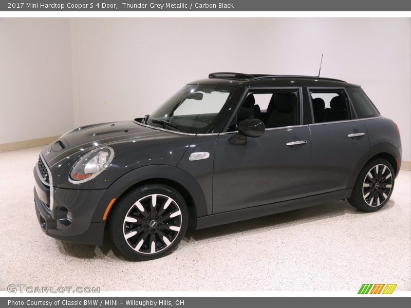 Thunder Grey Metallic / Carbon Black 2017 Mini Hardtop Cooper S 4 Door
