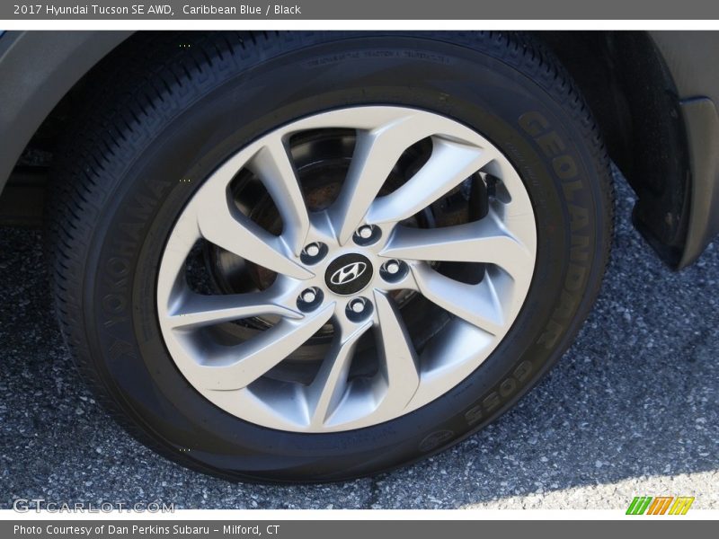 Caribbean Blue / Black 2017 Hyundai Tucson SE AWD