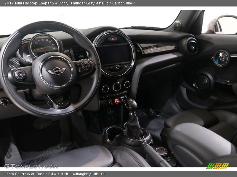 Thunder Grey Metallic / Carbon Black 2017 Mini Hardtop Cooper S 4 Door