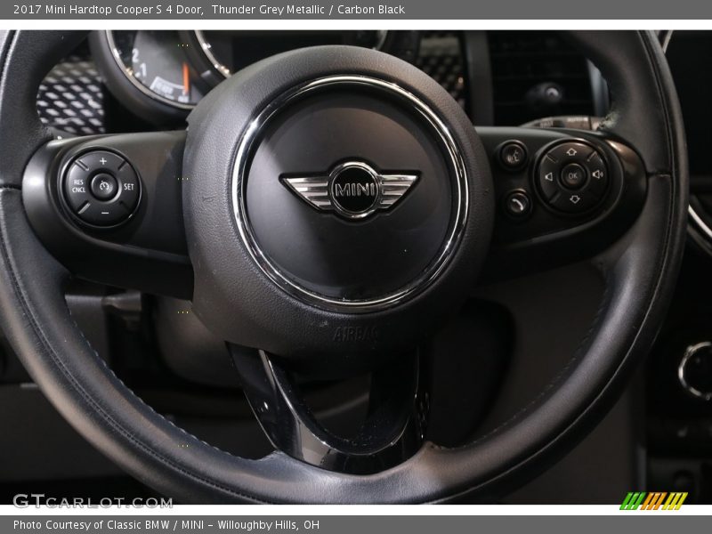 Thunder Grey Metallic / Carbon Black 2017 Mini Hardtop Cooper S 4 Door