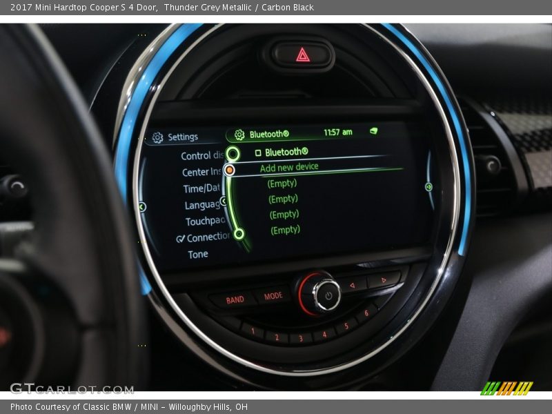 Thunder Grey Metallic / Carbon Black 2017 Mini Hardtop Cooper S 4 Door