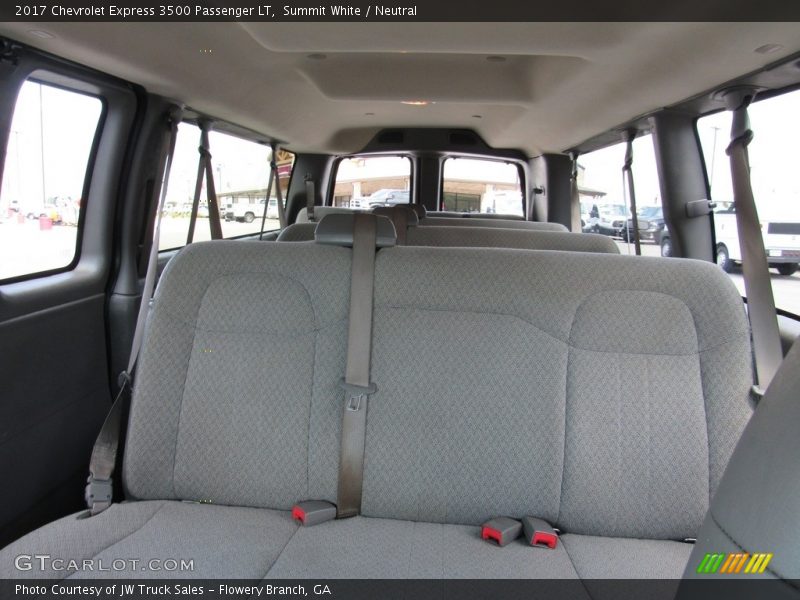 Rear Seat of 2017 Express 3500 Passenger LT