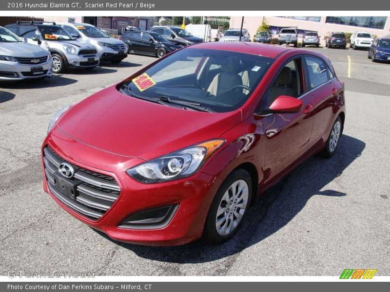 Scarlet Red Pearl / Beige 2016 Hyundai Elantra GT