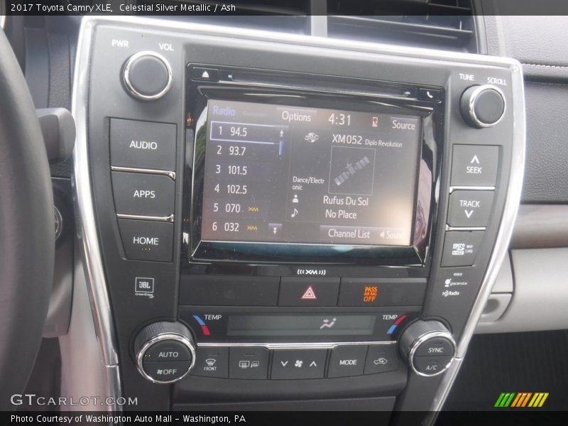 Celestial Silver Metallic / Ash 2017 Toyota Camry XLE