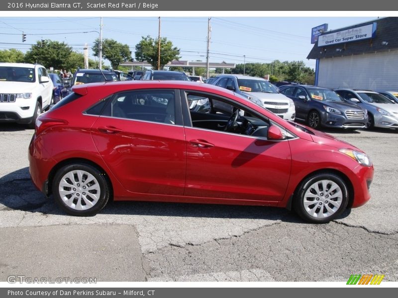 Scarlet Red Pearl / Beige 2016 Hyundai Elantra GT
