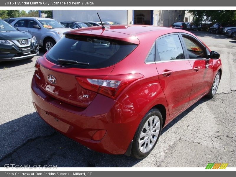 Scarlet Red Pearl / Beige 2016 Hyundai Elantra GT