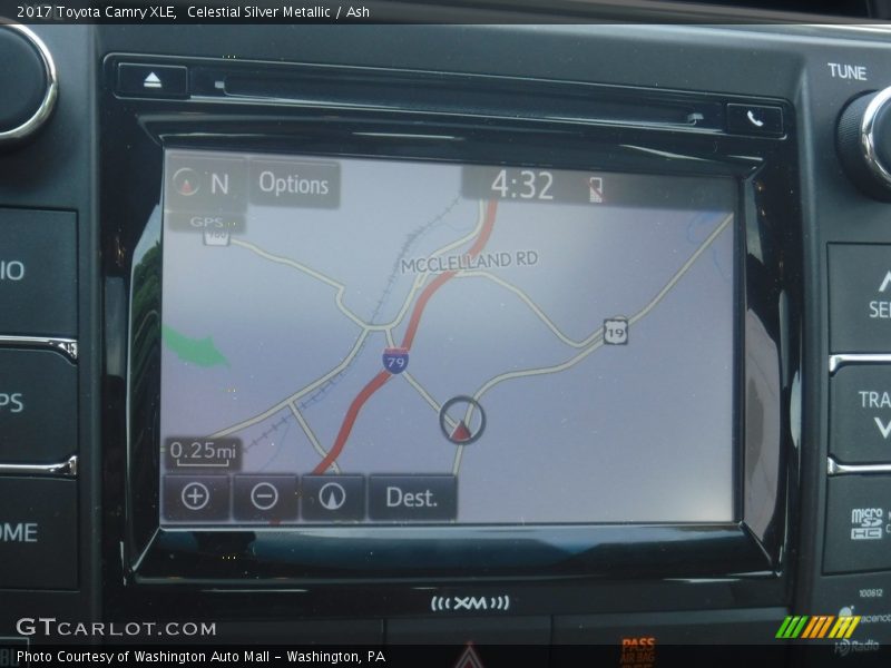 Celestial Silver Metallic / Ash 2017 Toyota Camry XLE