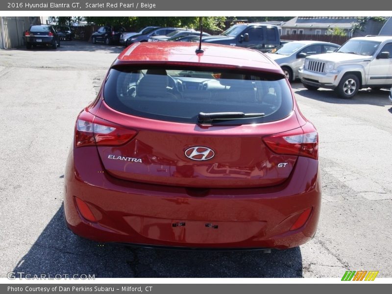 Scarlet Red Pearl / Beige 2016 Hyundai Elantra GT