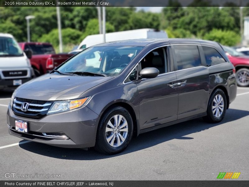 Modern Steel Metallic / Gray 2016 Honda Odyssey EX-L