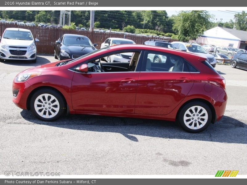 Scarlet Red Pearl / Beige 2016 Hyundai Elantra GT