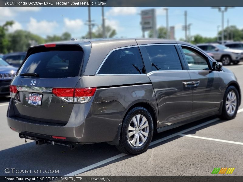 Modern Steel Metallic / Gray 2016 Honda Odyssey EX-L