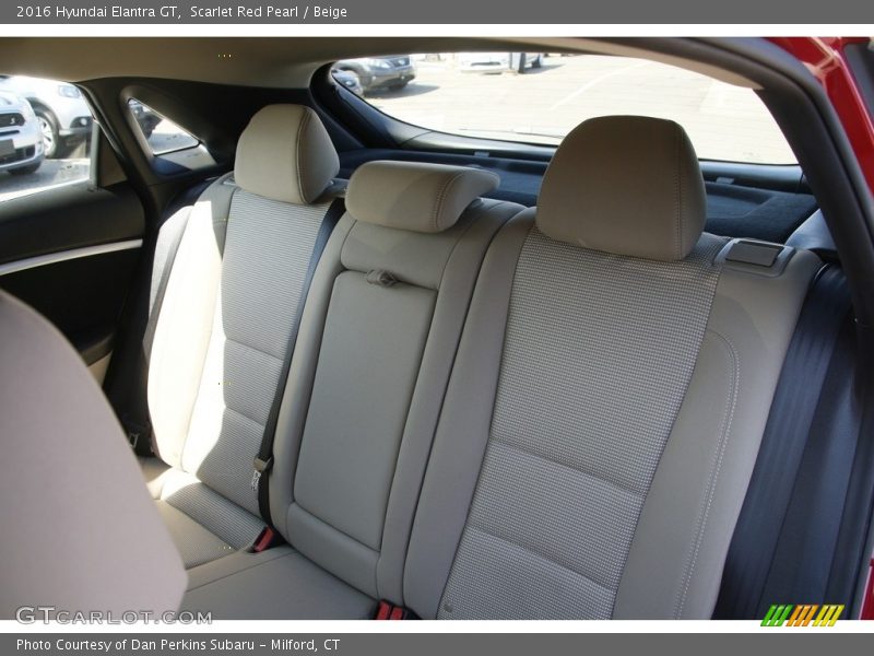 Scarlet Red Pearl / Beige 2016 Hyundai Elantra GT
