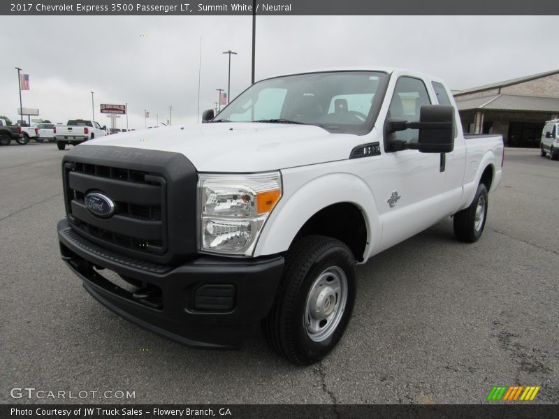 Summit White / Neutral 2017 Chevrolet Express 3500 Passenger LT