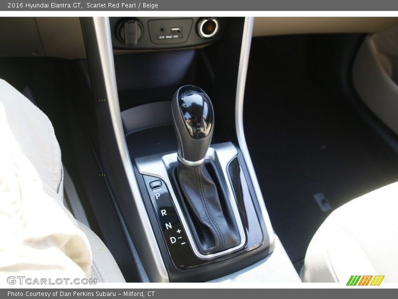 Scarlet Red Pearl / Beige 2016 Hyundai Elantra GT