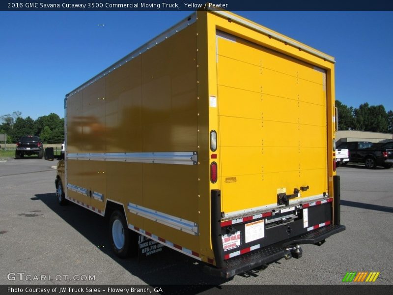 Yellow / Pewter 2016 GMC Savana Cutaway 3500 Commercial Moving Truck