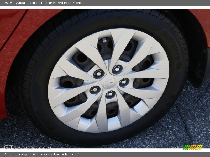 Scarlet Red Pearl / Beige 2016 Hyundai Elantra GT