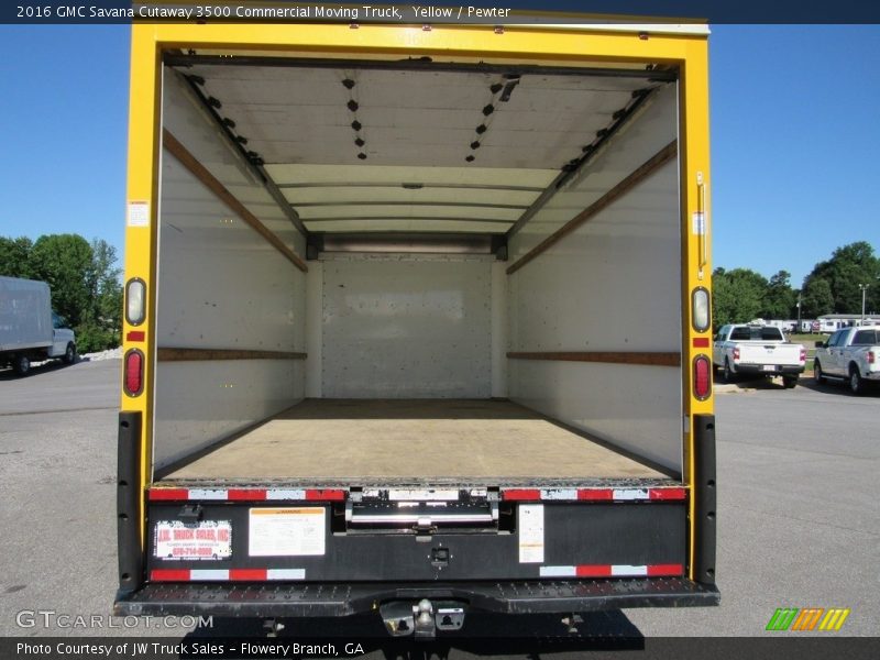 Yellow / Pewter 2016 GMC Savana Cutaway 3500 Commercial Moving Truck