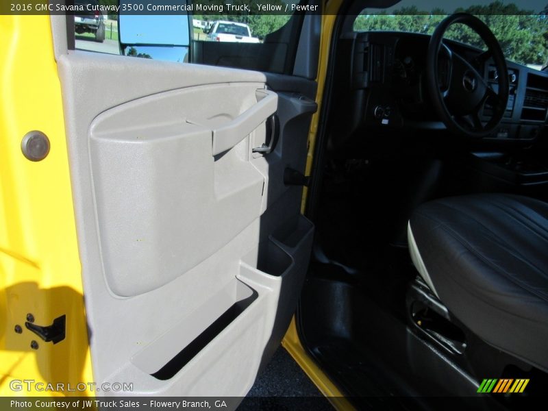 Yellow / Pewter 2016 GMC Savana Cutaway 3500 Commercial Moving Truck