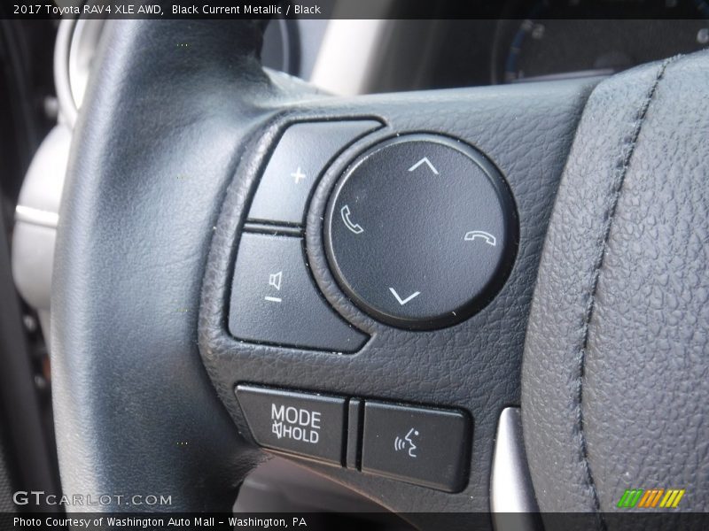 Black Current Metallic / Black 2017 Toyota RAV4 XLE AWD