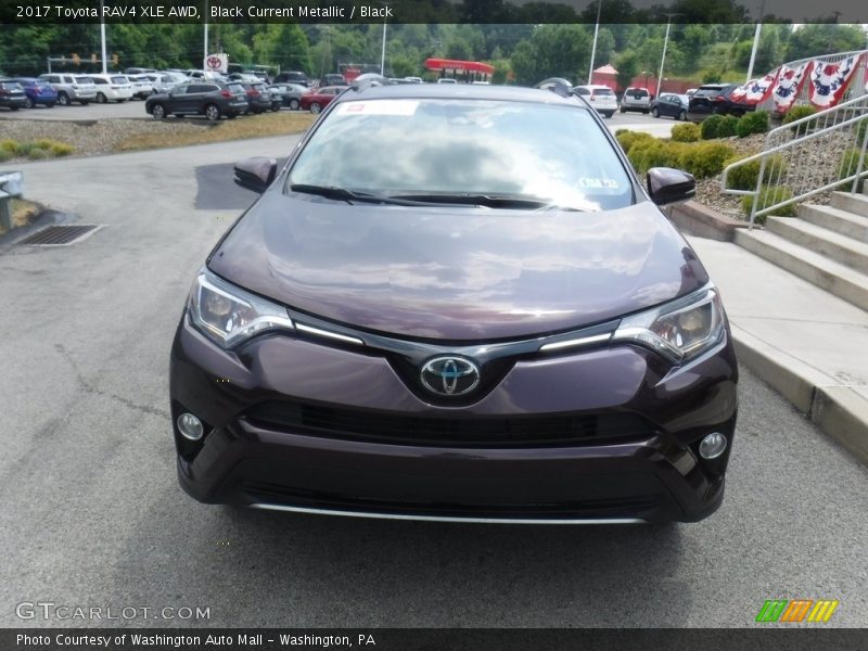 Black Current Metallic / Black 2017 Toyota RAV4 XLE AWD