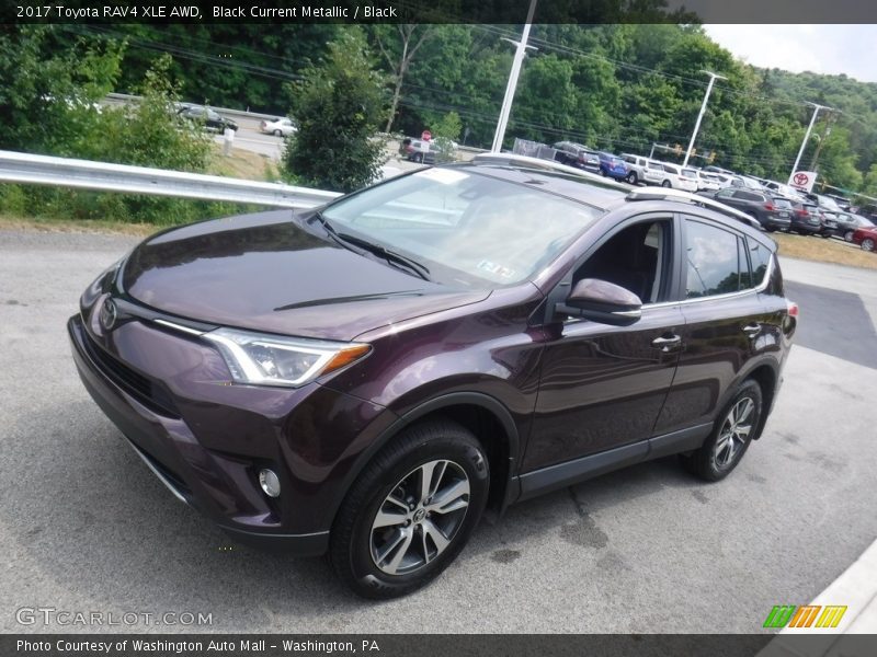 Black Current Metallic / Black 2017 Toyota RAV4 XLE AWD