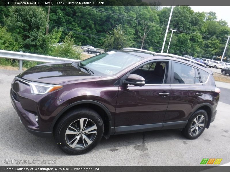 Black Current Metallic / Black 2017 Toyota RAV4 XLE AWD