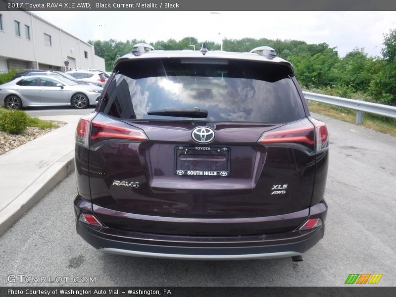 Black Current Metallic / Black 2017 Toyota RAV4 XLE AWD