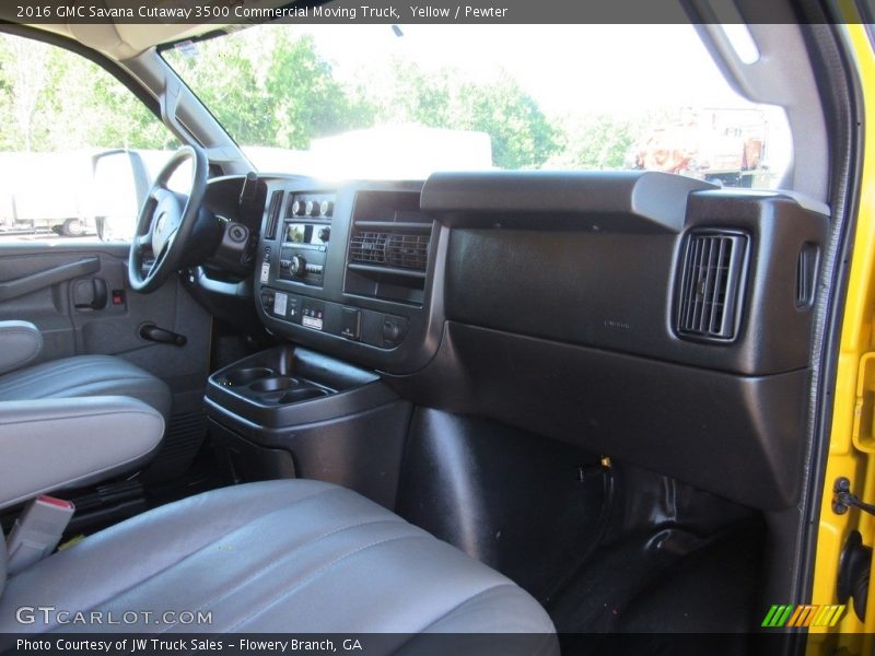 Yellow / Pewter 2016 GMC Savana Cutaway 3500 Commercial Moving Truck