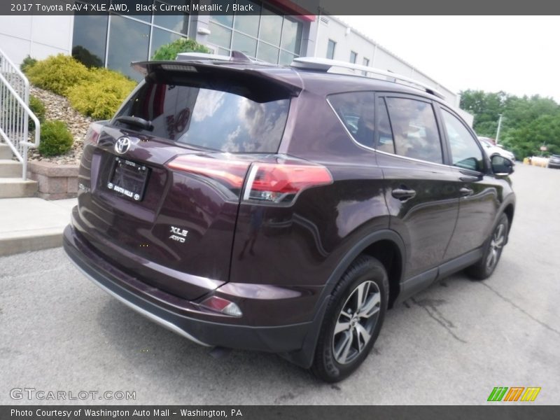 Black Current Metallic / Black 2017 Toyota RAV4 XLE AWD