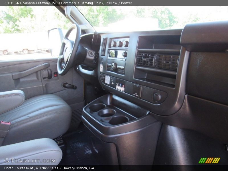 Yellow / Pewter 2016 GMC Savana Cutaway 3500 Commercial Moving Truck