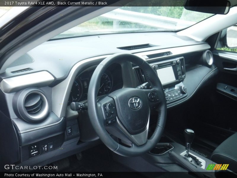 Black Current Metallic / Black 2017 Toyota RAV4 XLE AWD