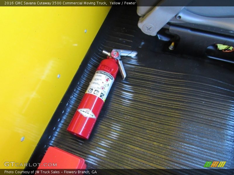 Yellow / Pewter 2016 GMC Savana Cutaway 3500 Commercial Moving Truck