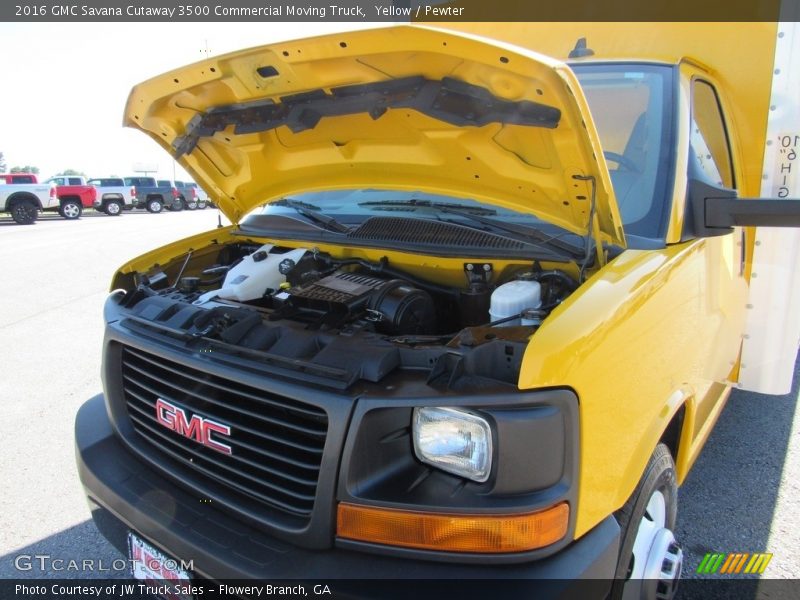 Yellow / Pewter 2016 GMC Savana Cutaway 3500 Commercial Moving Truck