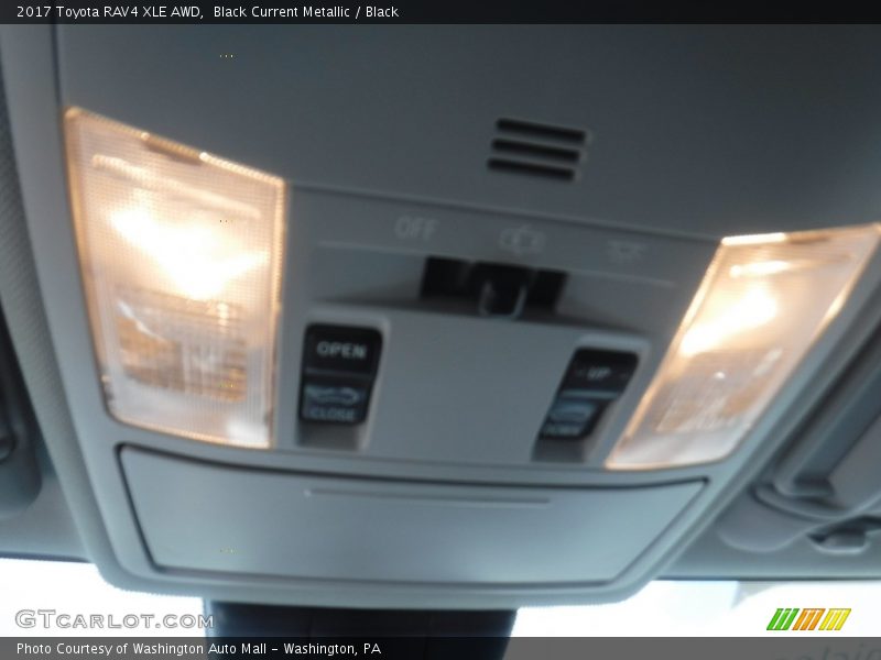Black Current Metallic / Black 2017 Toyota RAV4 XLE AWD
