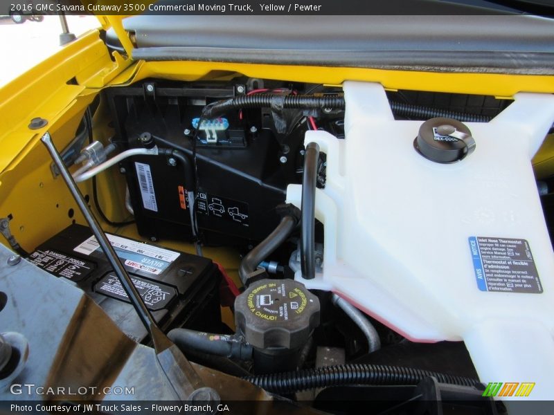 Yellow / Pewter 2016 GMC Savana Cutaway 3500 Commercial Moving Truck