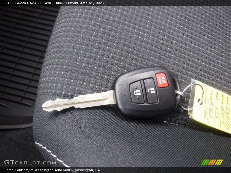Black Current Metallic / Black 2017 Toyota RAV4 XLE AWD