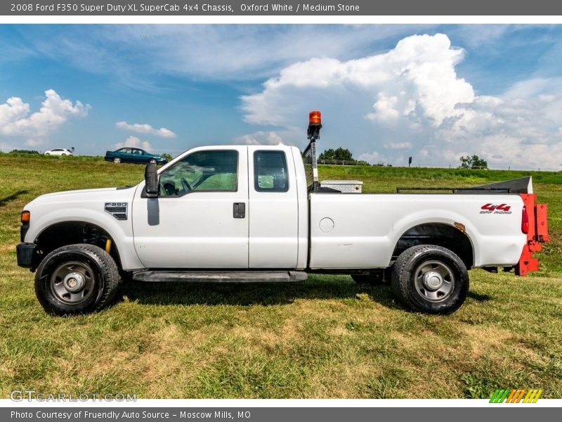  2008 F350 Super Duty XL SuperCab 4x4 Chassis Oxford White